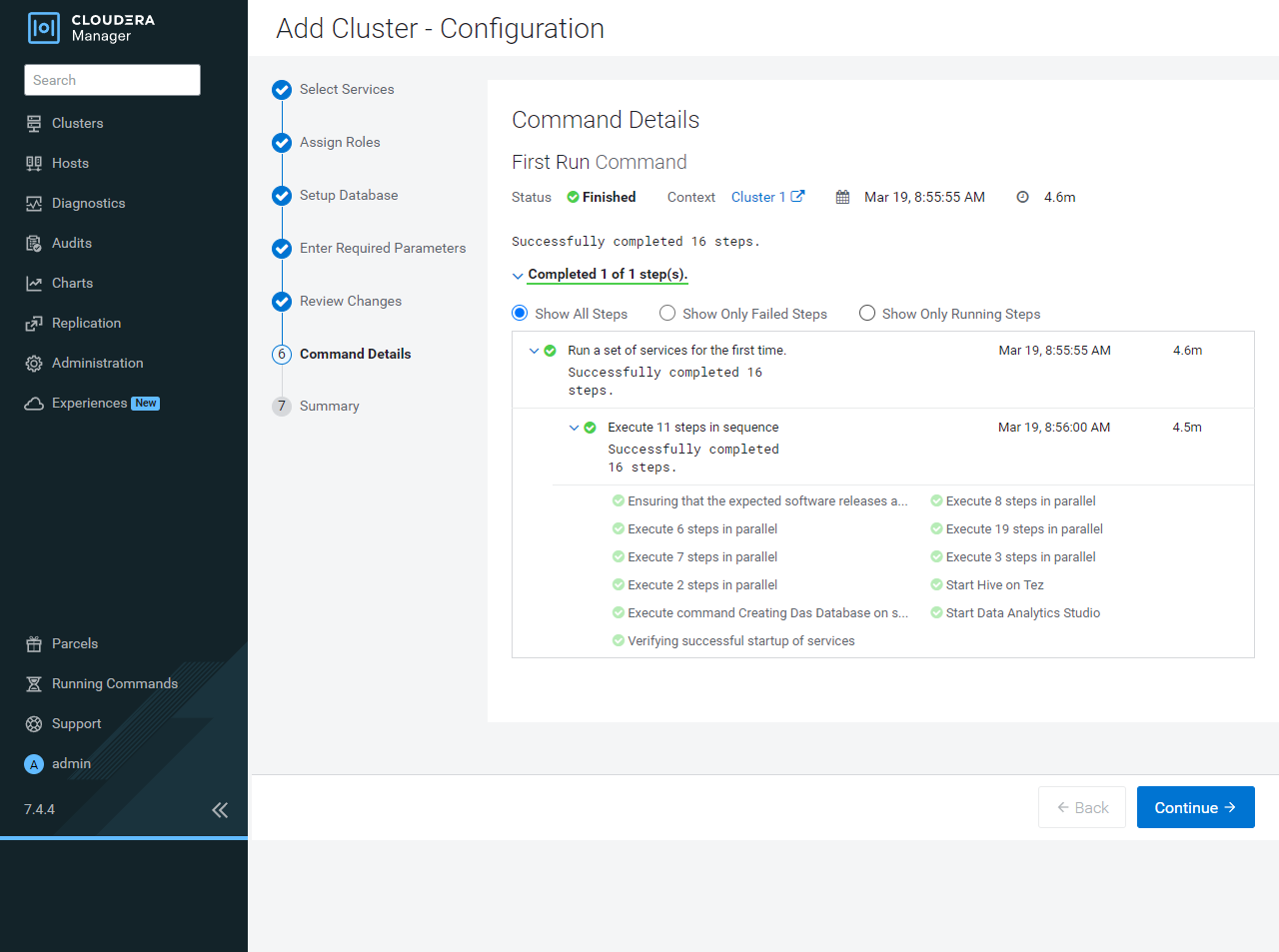 cluster configuration